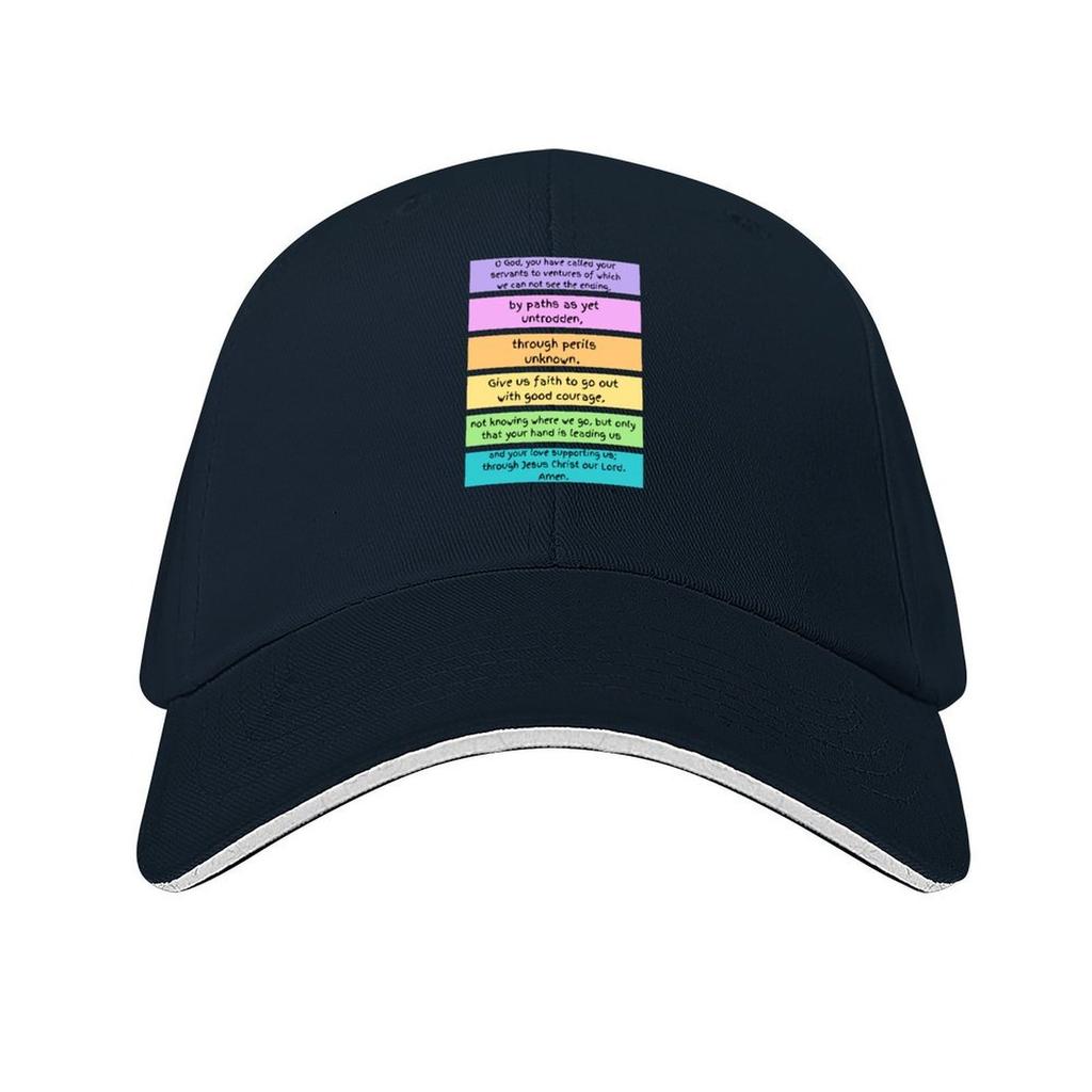 Prayer of Good Courage Baseball Cap Custom Caps Birthday Christmas Hat Rave Female Mens
