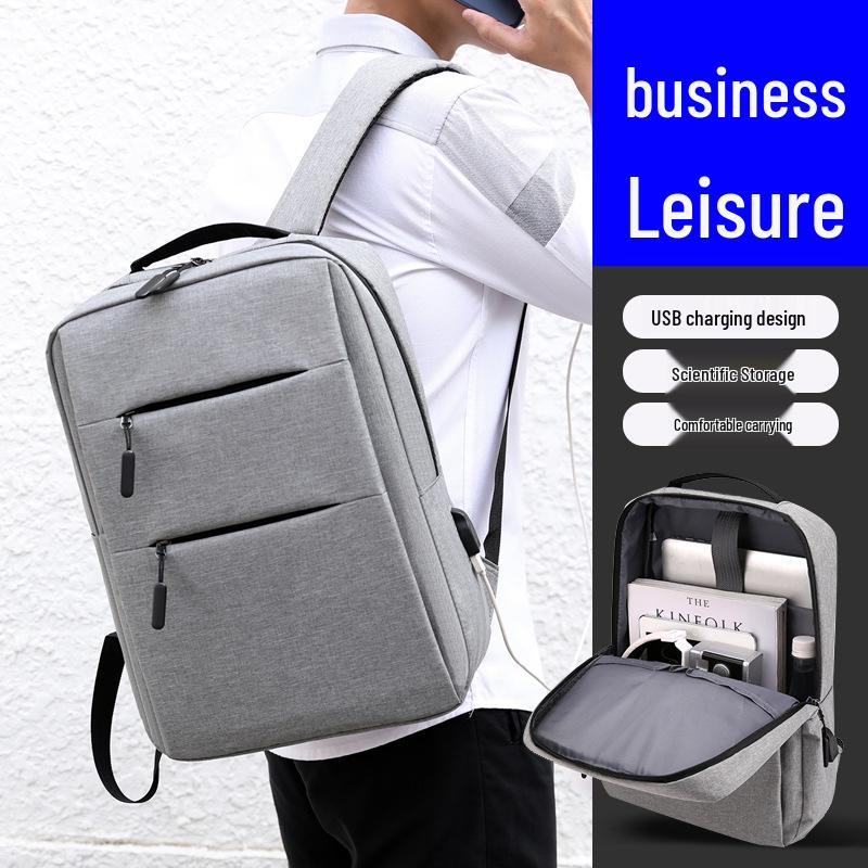 Men's Large Capacity Business Laptop Backpack for Travel and School