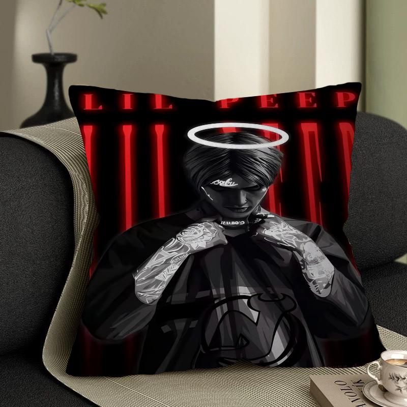 Lil Peep Pillow Gift Home Office Decoration Pillow Bedroom Sofa Car Cushion CoverPillow Case