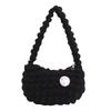 Today's Popular Cloud Puff Bag Girl Fashion Pleated Shoulder Bag Simple Solid Color Student Portable Underarm Bag