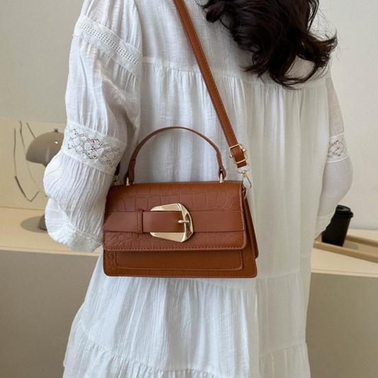 

Сумка через плечо с ремнем на плечо с застежкой-молнией для ежедневного использования Модный предмет на ремне для женщин зелёный