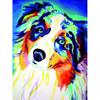 5D Diamond Painting Dog Cross Stitch სრული მრგვალი ბრილიანტის ნაქარგები მოზაიკა ცხოველთა ხელნაკეთი Rhinestone სახლის დეკორი