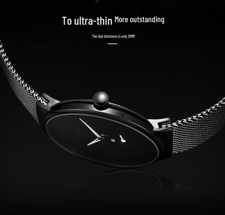 Sanda 1059 Wasserdichte Mesh-Armbanduhr Quarz für Herren und Damen