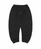 EASY NO EASY Balloon Sweat Fleece Pants - Black
