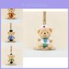 Adorable Plush Bear Keychain With Cute Policeman Design Perfect For Kids And Adults