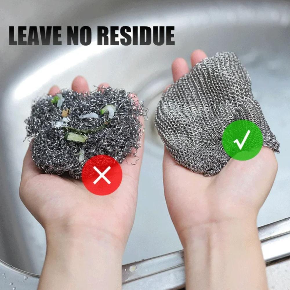 316 Cast Iron Cleaner Kitchen Clean Pot Pans Stainless Steel Washing Supplies Microwave Cleaning Tools Household Goods