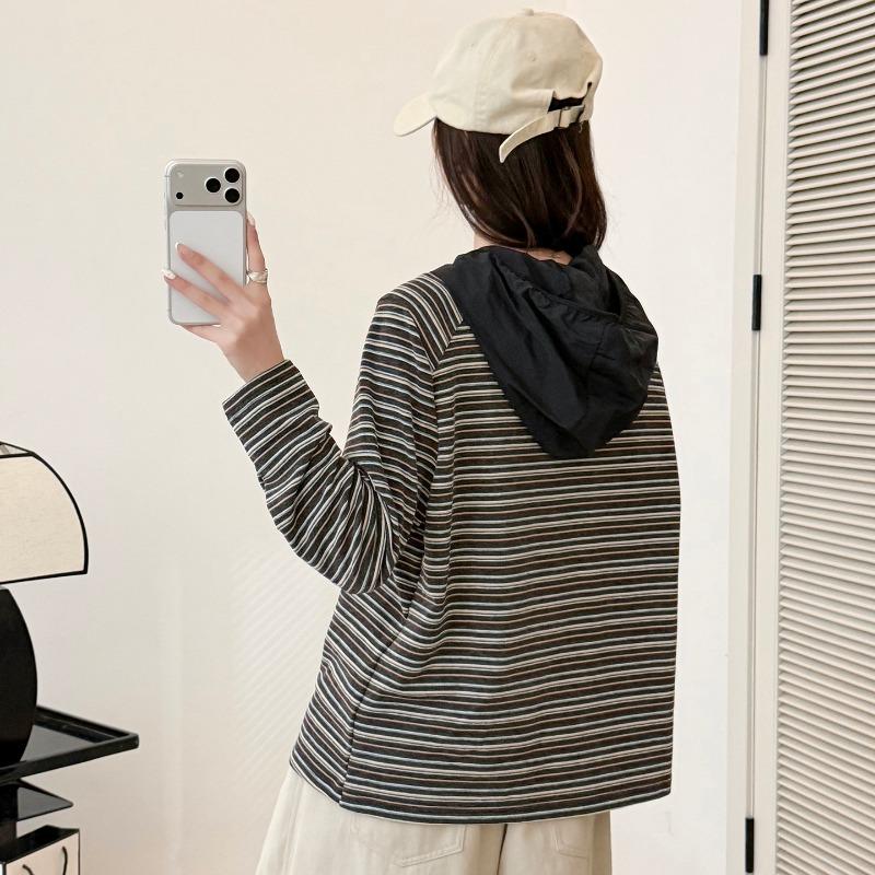 Women S Plus Size Long Sleeve Pullover Sweatshirt Autumn Loose Fit Top