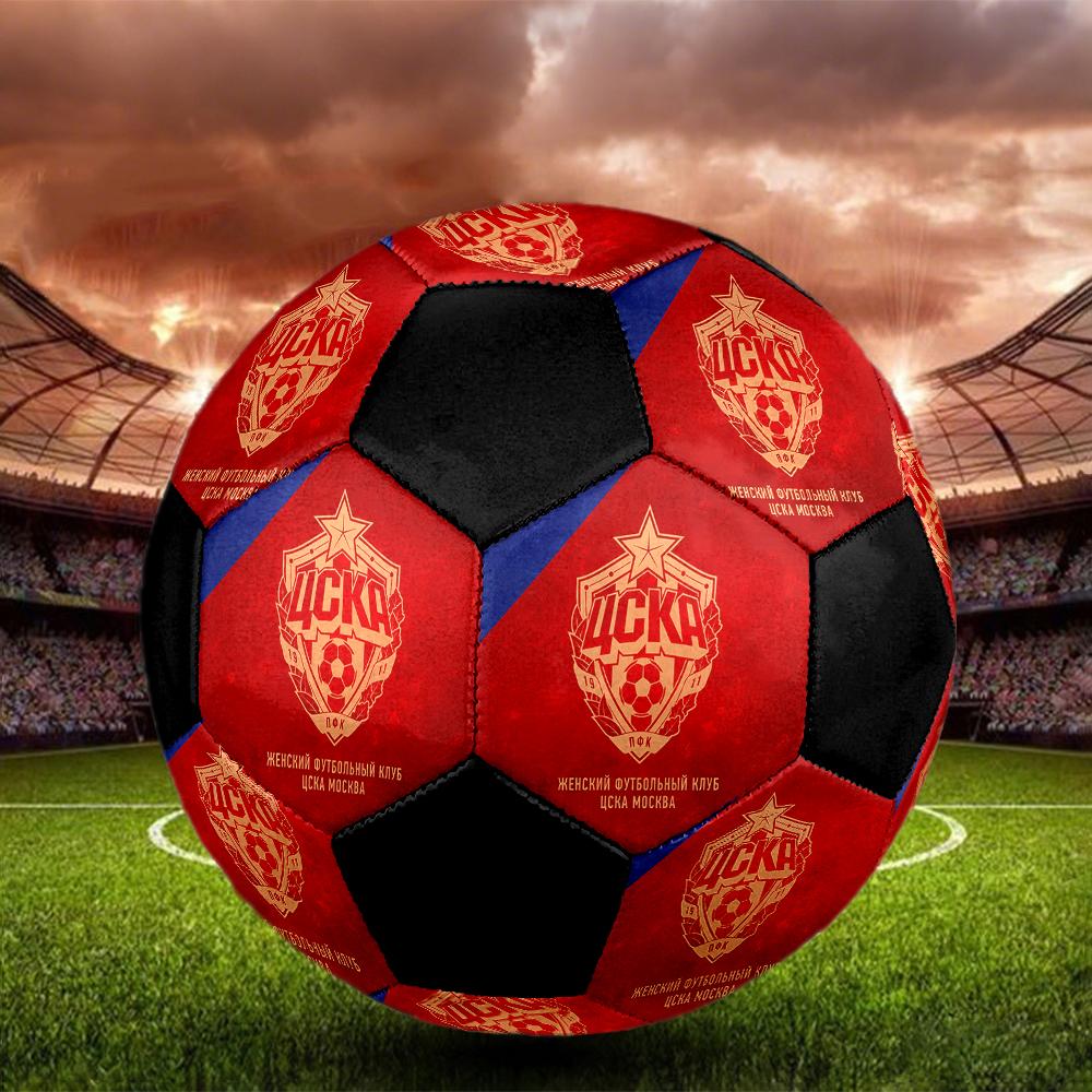 SIZE 5 PFC CSKA Moscow Soccer Ball Colorful All Ages Machine Stitched PVC Competition Ready Durable High-Bounce