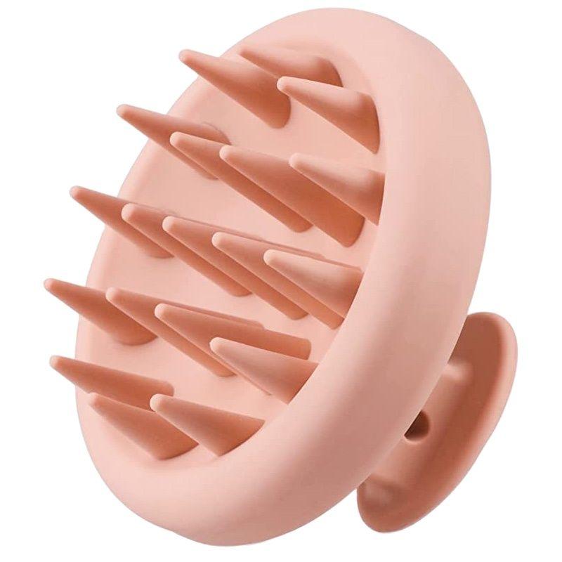 Full Silicone Scalp Massage Shampoo Brush,Head Scrubber with Soft Bristles,Women/Children Hair Comb Hairbrush