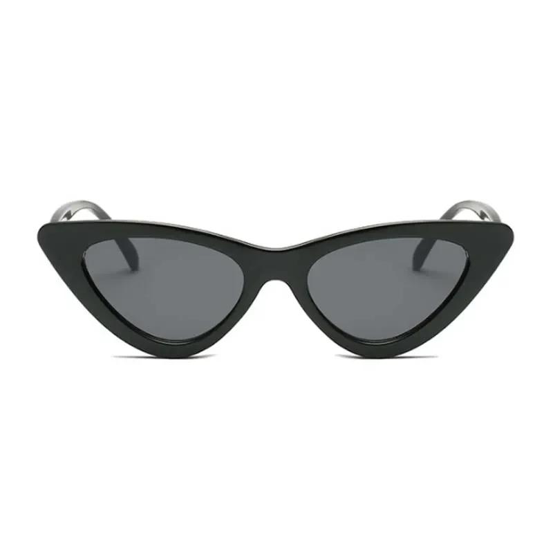 Vintage Leopard Cat Eye Sunglasses Woman Small Frame Fashion Sun Glasses Female Brand Designer Ocean Mirror Retro Oculos De Sol