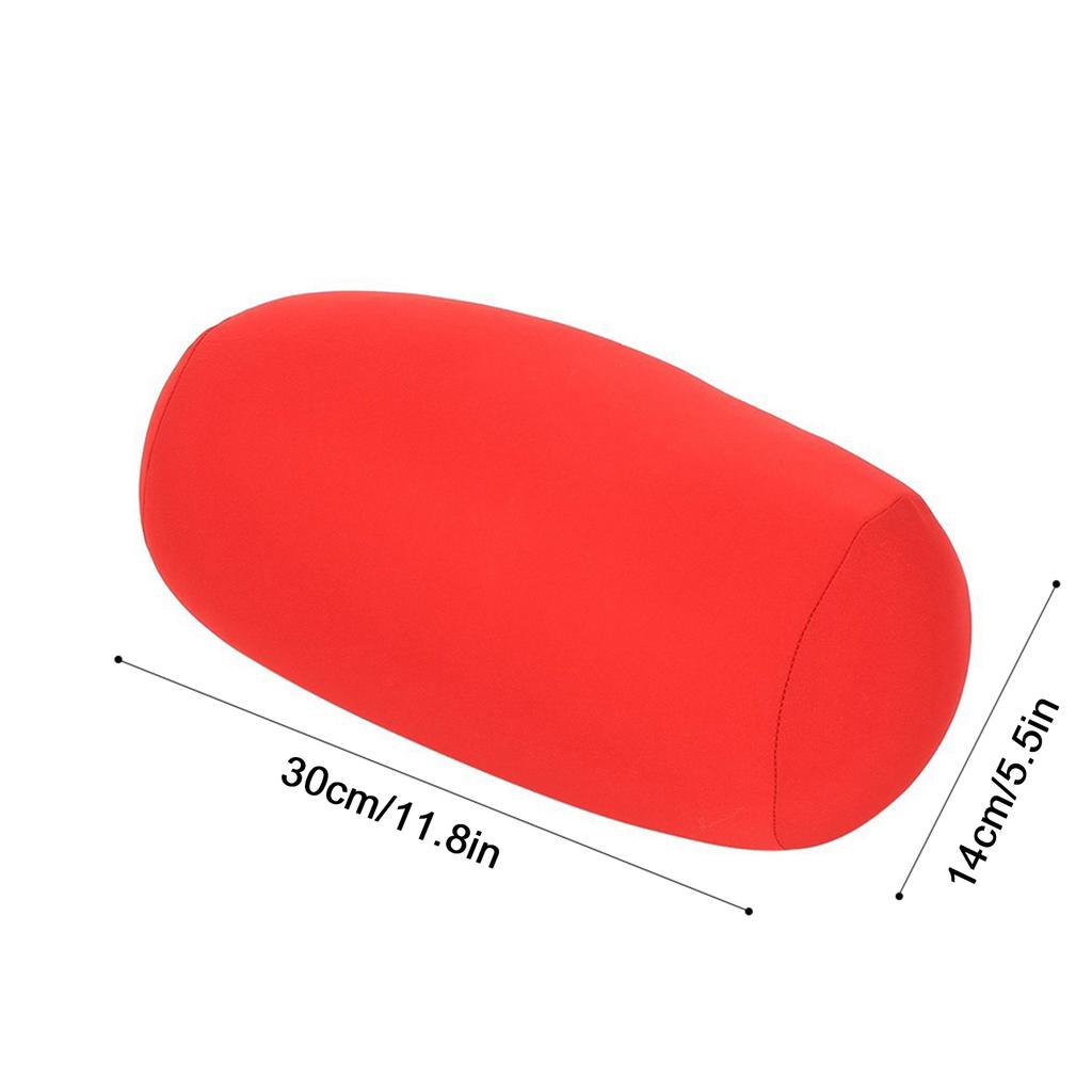 Home Seat Pillow  Mini Microbead Back Cushion Roll Throw Pillow Travel Home Sleep Neck Support Comfortable Microbead Pillow