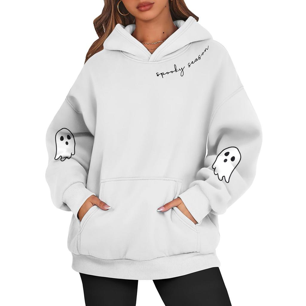 Dámské mikiny Oversized mikiny s dlouhým rukávem Ležérní svetr mikiny s kapucí