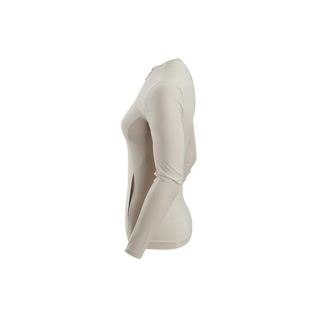 Nike Solid Color Zip Collar Jacket Women Jacket Beige DQ6002-104