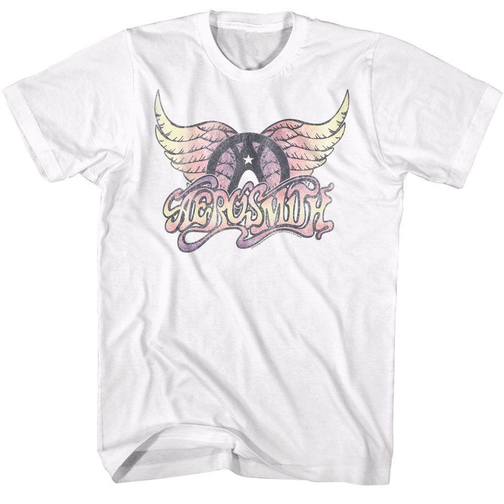 Aerosmith Faded Pinks Music Shirt