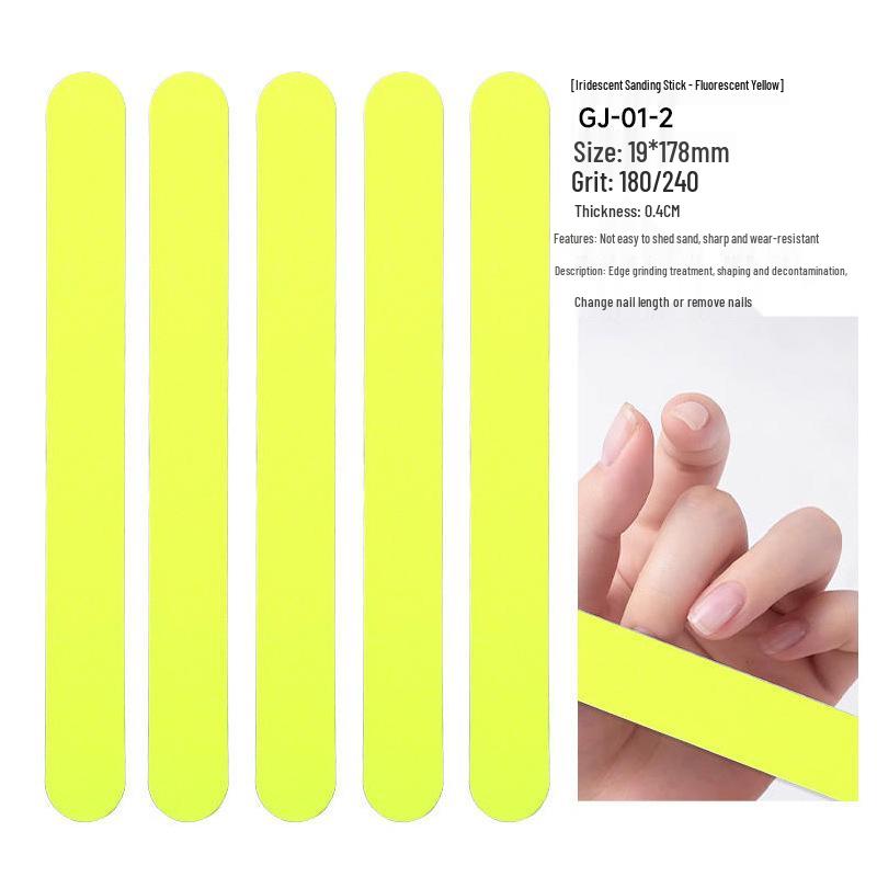 Double-Sided Sponge Nail File & Polishing Strip for Salons