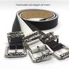 Punk Metal Buckle Belt Classic Style Waist Decoration Fashion Waist Belt  Girl