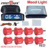 LED display reverse radar, 8 sensors, radar detection system, backlight display, voice prompts make reversing easier