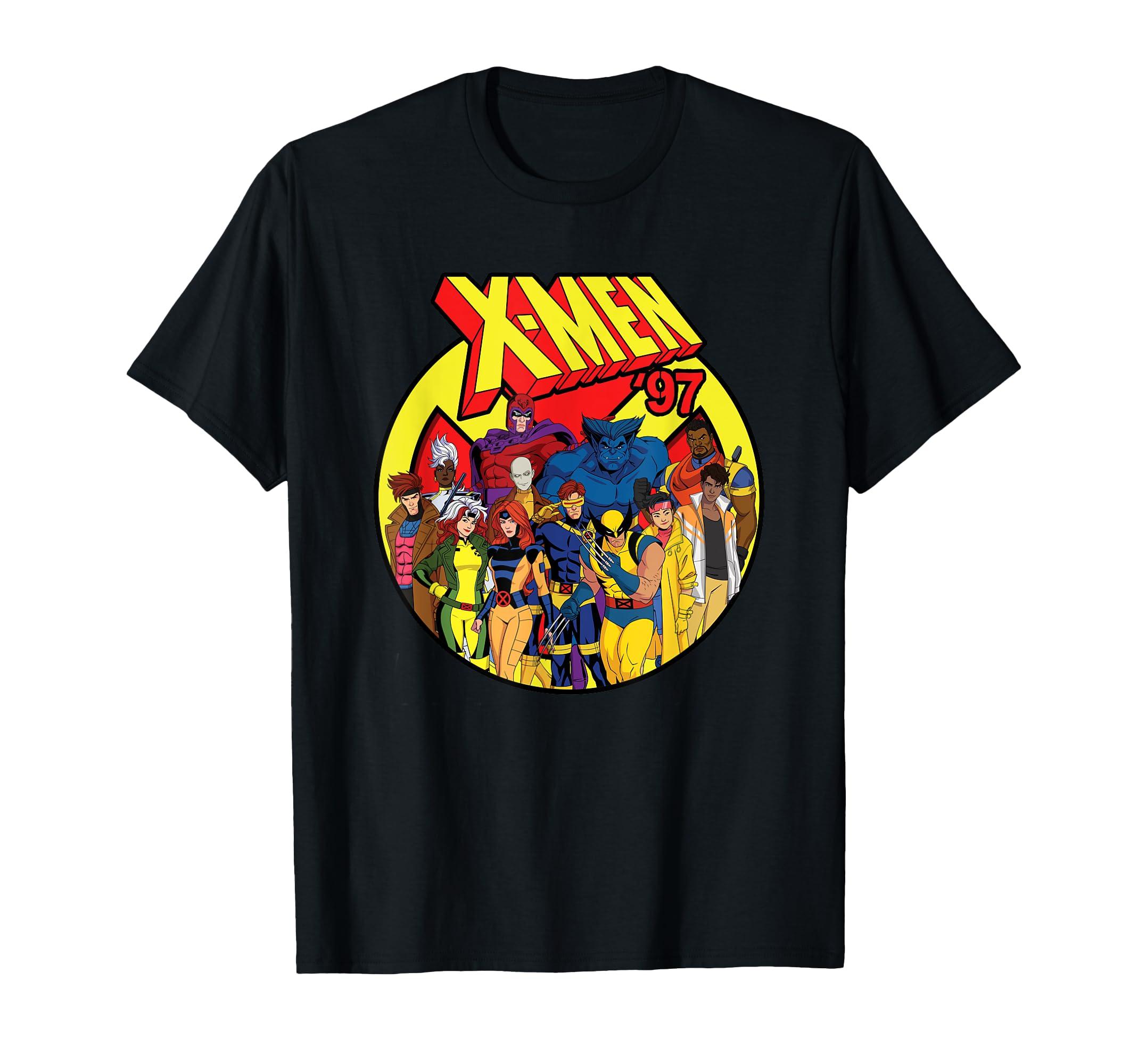 

Marvel Studios X-Men 97 Animated Series Team & Title Logo T-Shirt
