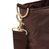 Francfranc Modern Palette Travel Bag, Brown and Pink, Carry-on Tote Bag, 3-Way Shoulder Bag with Drink Holder
