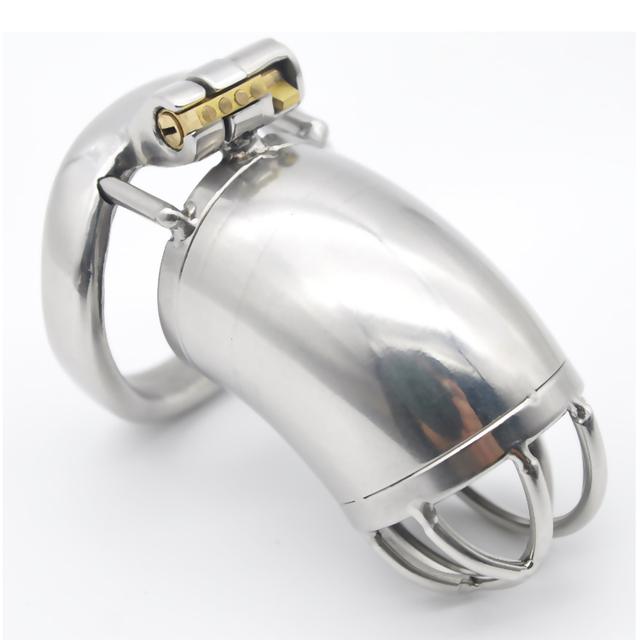 Chaste Bird Male Stainless Steel Cock Cage Penis Ring Chastity Device with Stealth New Lock Adult Sex Toys A271