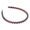 Elastic Plastic Leopard 1 pc Fashion Mens Women Unisex Black Hair Head Hoop Band Sport Headband Hairband Accessories