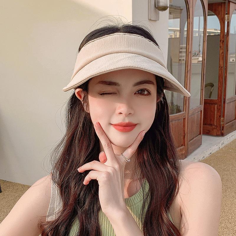 Empty Top Hat Children Spring and Summer Travel Foldable Versatile Sun Hat Rest Shade Sun Protection Baseball Cap Sports