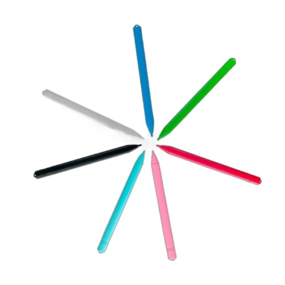 6pcs Colorful Drawing Tablet Pen Kids Gift Painting Pencil LCD Writing Pad Stylus  Graffiti Board
