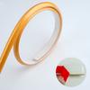 1M Self-adhesive PVC Wall Edge Strip Wall Waist Line Sticker Soft Anti-collision Semi-circular Waterproof Trim Line Skirting