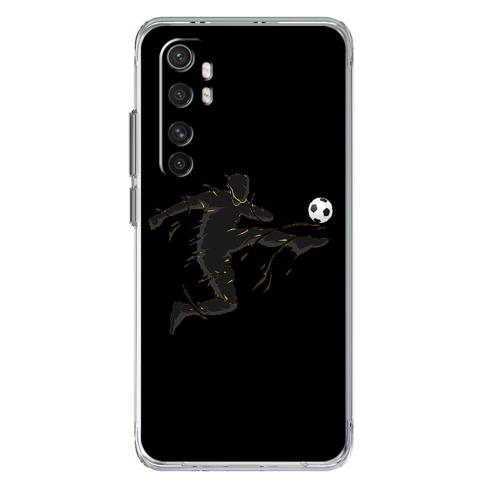 Football Player Soccer Art Phone Case For Xiaomi Mi 12T 10 12 Lite 11 Ultra 11X 11T Pro Poco X4 X3 NFC F3 M3 M4 5G Clear Cover
