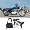 Motorcycle Backrest Detachable Rear Passenger Cushion Replacement for  200R XLH1200 2004‑2019