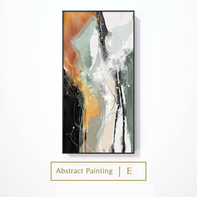 

Современная абстрактная картина маслом, печать на холсте, скандинавский постер, настенные художественные фотографии для декора комнаты, эстетический домашний декор, роскошные Cuadros 50cm×100cm NoFrame