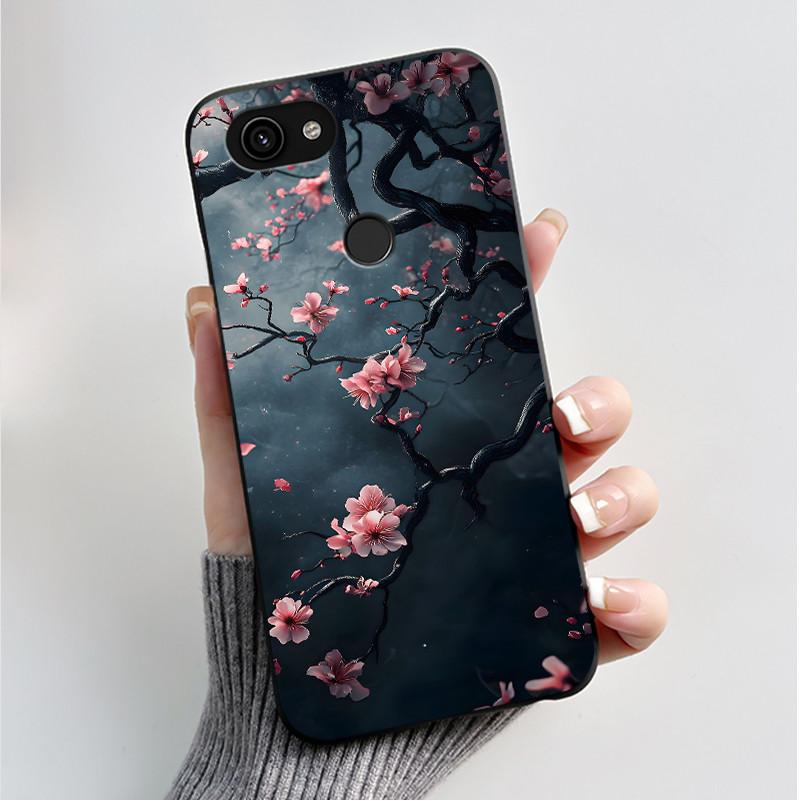 For Google Pixel 3a XL Case Black Bumper Soft TPU Silicone Cover for Pixel 3A XL Phone Cases Pixel3A 3 A 3AXL Butterfly Capa Google Pixel 3a