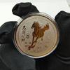 40Mm Year Of The Horse Souvenir Coins Lucky Animal Zodiac Horse Collectible Coins Metal Collection Gifts 2026  Year Souvenir