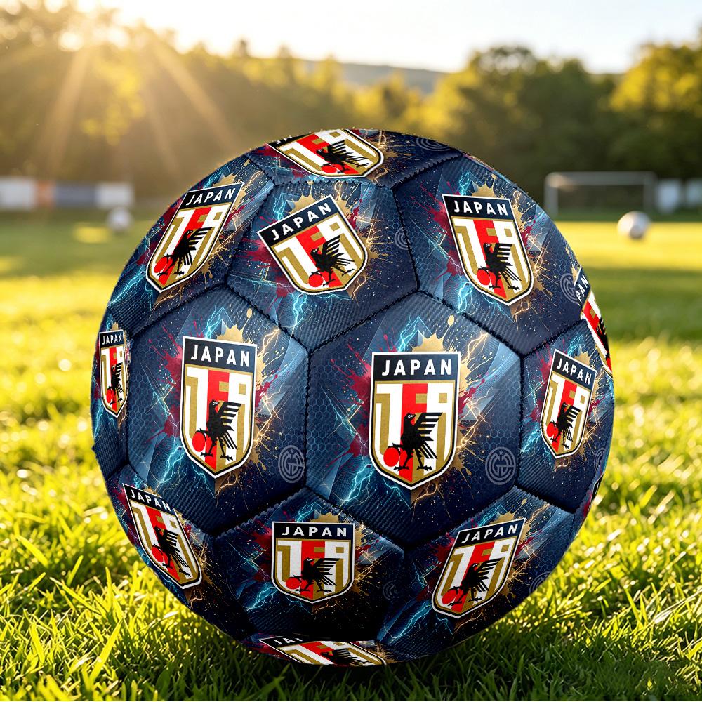 Japan Football Printed Size 5 Soccer Ball Wear Resistant Standard Adult Training Football Fan Gift for Indoor Outdoor Match Sports