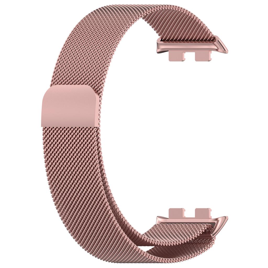 Milanese Loop Strap for Honor Band 10 Stainless Steel Magnetic Bracelet Metal Wristband for Huawei Honor Band 9 Replacement Band
