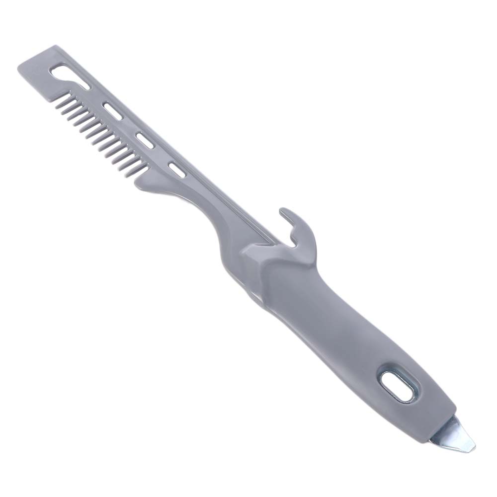 2Pcs Paint Paddle Manual Paint Mixer Plastering Reusable Handheld Paint Stirrer Gray Compact Paint Brush Comb