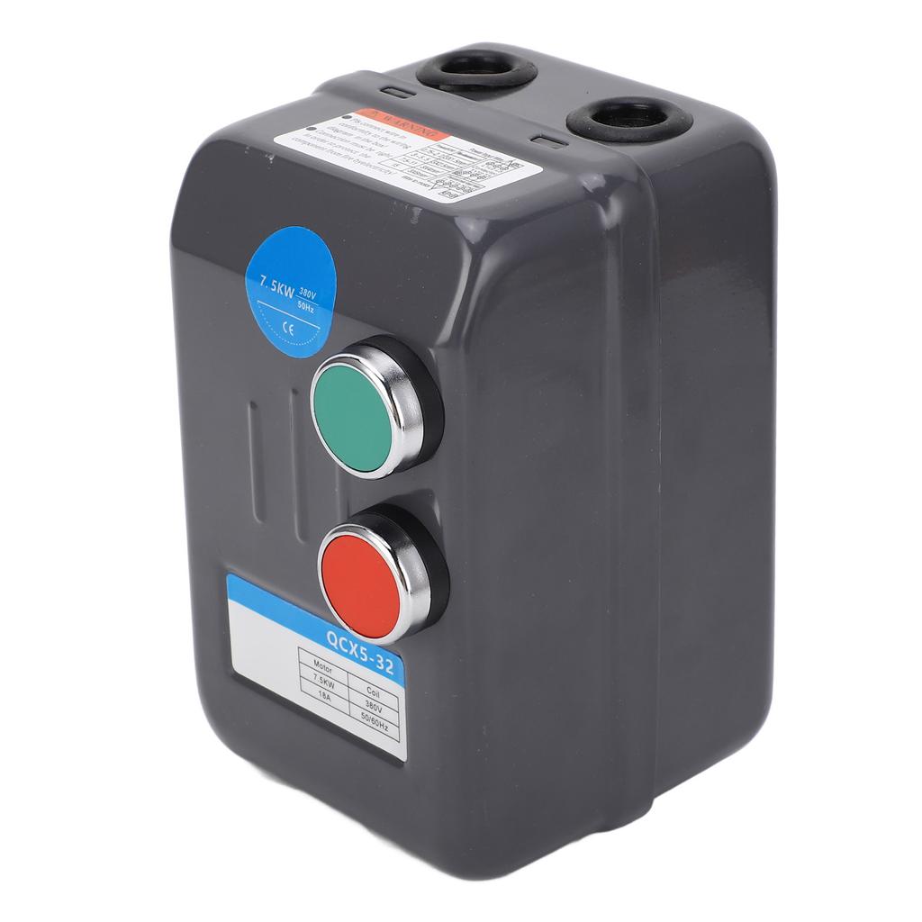 Magnetisk elektrisk motorstartkontrollbrytare 7,5KW 3-fas 380V 14?22A för luftkompressor