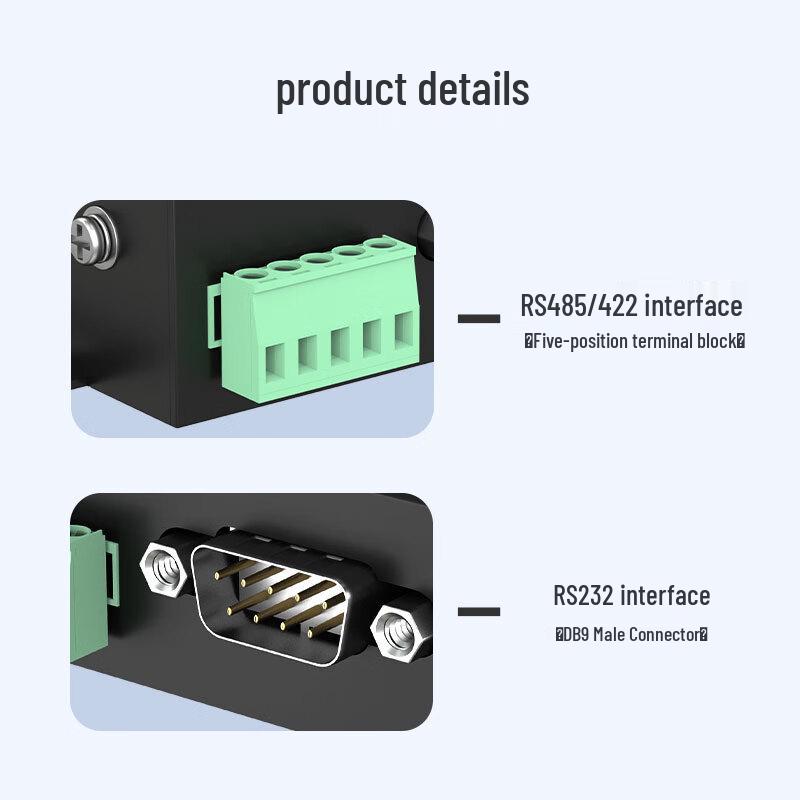 MoweStar NS302 Dual Serial Port To Ethernet Server