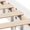 Solid Wood Bed without Mattress White 135 x 190 cm Pine Wood