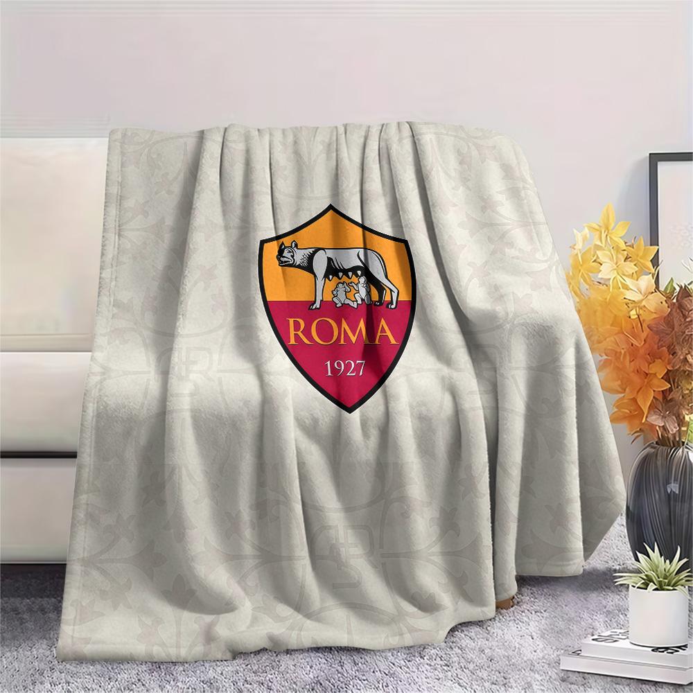 AS Roma2 Flannel Blanket, High quality Comfortable for All Seasons, Home Decor, Warmth and Comfort