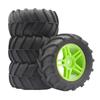 4PCS 85mm 12mm Hex Monster Truck Wheel Rubber Tires for SCY 16101 Pro 16102 Pro WLTOYS 144001 144010 1/16 Off-Road RC CarParts