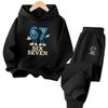 Children's Cartoon Print Sportswear Set: Hoodie & Casual Fashion Trend