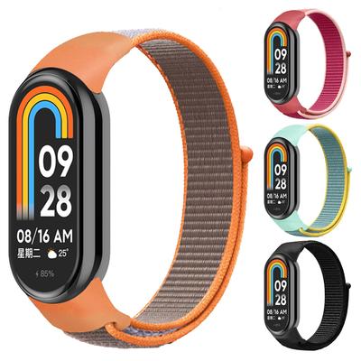 Nylon Loop for Mi Band 9 8 10 Bracelet SmartWatch Wristband Correa Replacement Sport Pulsera Watchband Xiaomi Miband9 NFC Strap