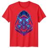 Gasmask Horror Unisexs T Shirt Toxic Mask Reaper Monster Air Graphic Tee