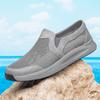Summer Mesh Lightweight Convenient Sports Shoes Breathable Comfortable Soft Sole Hiking Casual Shoes Hollowed Out Leather Shoes