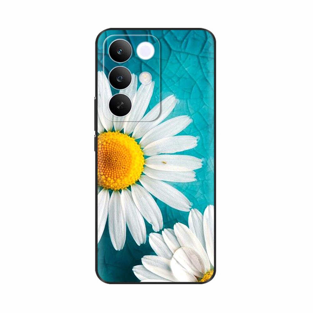 For OPPO Realme C85 5G Case Flower Soft Matte Silicone Back Cover For Realme 15x RealmeC85 C 85 4G 5G Full Phone Shell Fundas