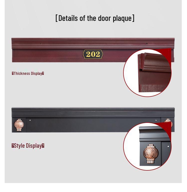 Lintel Heightening Anti-theft Entrance Door Customization & Beautification