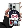 Ice Crystal Cube Mobile Phone Case for Iphone14pm Couple for Apple Mobile Phone Case High-end Cartoon Trend Transparent