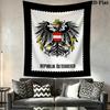 Republik Österreich Wandteppich Ästhetischer Wandbehang Bedruckter Stoffdecke Dekorative Wandteppiche für Schlafzimmer Wohnzimmer Heimdekoration