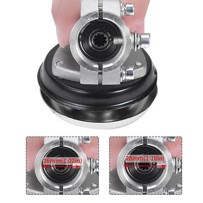 26mm/28mm 7/9 Zähne Trimmer Getriebe Getriebekopf Freischneider Rasentrimmer Ersatz Getriebekopf Rasenmäher Teile Gartengerät